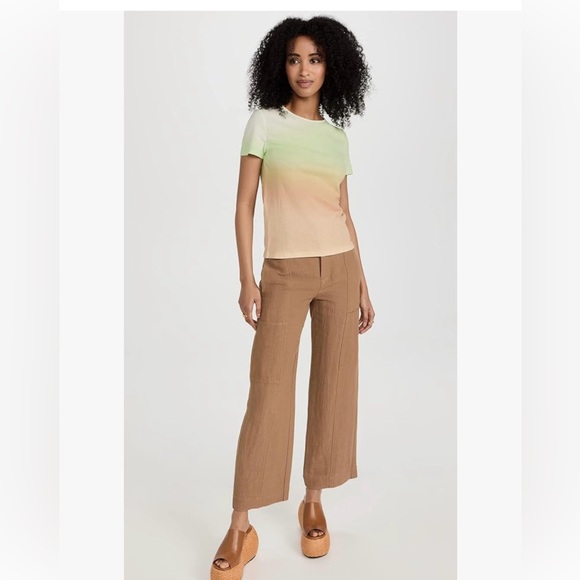 Vince Women’s Ombre T-shirt Green Size Large NWT - Picture 4 of 5